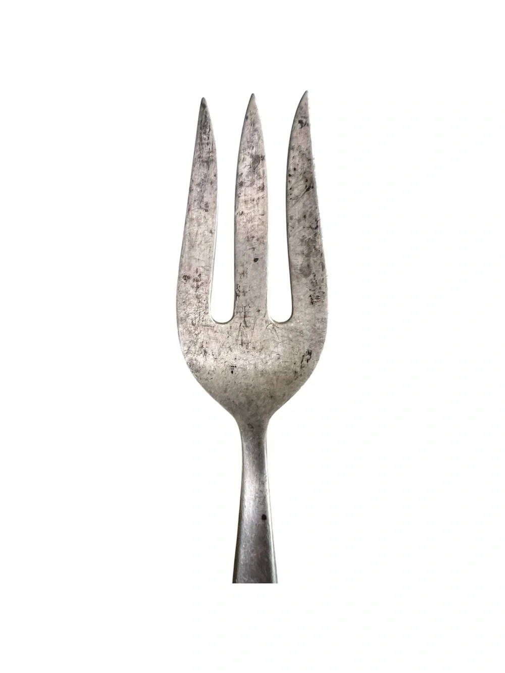 Towle • Vintage ‘Contour’ Sterling Silver Large Cold Meat Serving Fork 9.5